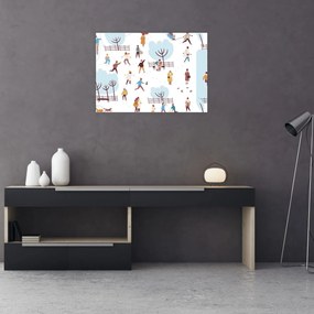 Kép - Boldog telet (70x50 cm)