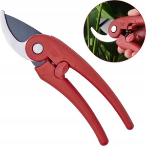 Metszőolló kerti kézi éles precíziós vágás Ikea Britböna piros