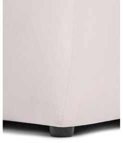 Krémszínű bársony kanapé 225 cm Cube – Bonami Selection