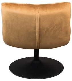 Mustársárga bársony fotel Bar – Dutchbone