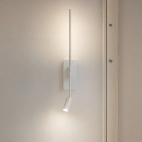 LED fali lámpatest TORCH, 6W/230V + 3W LED, fehér