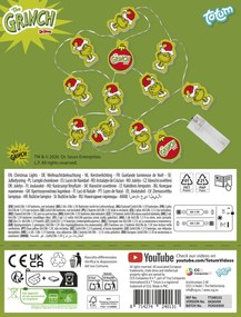 A Grincs Dr Seuss karácsonyi LED fűzér