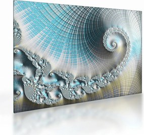 Egy texturált spirál képe (üvegen) (70x50 cm)