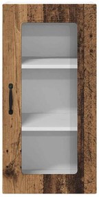 Fali konyhaszekrény polcokkal Öreg fa 40 x 31 x 80 cm Faanyag