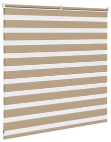 zebrafüggönnyel homokbarna szövetszélesség 145,9 cm poliészter