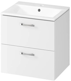 Cersanit S801-456 - NIKO 50x40 cm fali fürdőszobaszekrény mosdóval, fehér