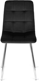 Fekete Bársony Étkezőszék. CESAR