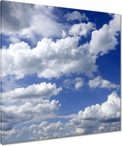 Vászonkép 90x90 Gömbölyű felhők Égbolt