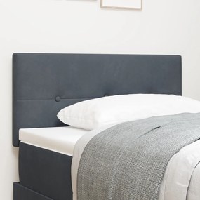 Fejtámla Gombos Steppelt Sötétszürke 80 cm Velúr