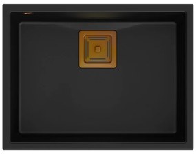 gránit mosogató DAVID 50 Black