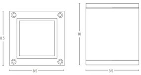 Zambelis E269 - Kültéri spotlámpa 1xGU10/35W/230V IP65 antracit