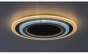 Rabalux 71316 - LED dimmelhető mennyezeti lámpatest TANELI 56W/230V 3000/4000/6000K fekete + távirányító