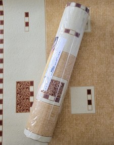 Konyhai tapéta csempe, arany díszítéssel, 693-05