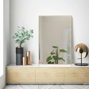 [en.casa] Fali tükör Novoli 50x70 cm aranyszínű