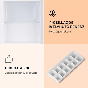Klarstein Garfield Eco E, fagyasztó, 33, l, 4 csillag, kompakt, ezüst