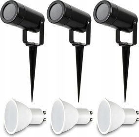 Fényszóró Beszúrható Nyárs Vízálló IP44 Led GU10 7W 4000K