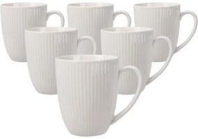 6 darab porcelán bögre szett Linie 370 ml