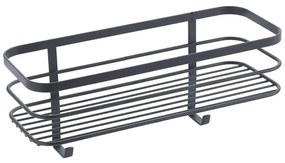 Origin fekete fali fürdőszobai polc - Metaltex