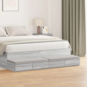 Éjjeli Asztalok Szürke sonoma Szerelt fa 160 x 36.5 x 16.5 cm