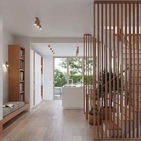 Sollux SL.1030 - Spotlámpa ZEKE 3xGU10/40W/230V tölgy