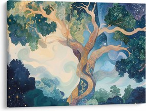 Kép – Kozmikus fa (70x50 cm)