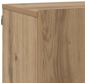 TV egységek Falra szerelhető 6 pcs kézműves tölgy Faanyag