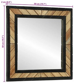 Tükrök 2 db 50x2x50 cm Szilárd Akác Fa