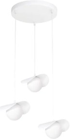 RITUAL kábelre függesztett csillár 3xG9/8W/230V fehér