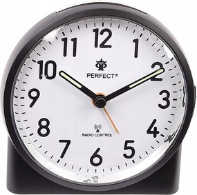 Rádióvezérelt Rádiós Kvarc Ébresztőóra Perfect PT333 Dcf Fekete