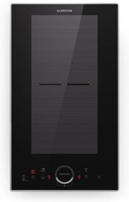 Klarstein Delicatessa Domino Prime, beépített indukciós főzőlap, 2 zónás, 3500 W, önállóan működő
