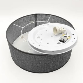 Mennyezeti lámpatest SIRJA 1xE27/15W/230V átm. 35 cm szürke