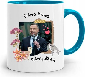 Kék Bögre Elnök András Duda Jó Kávé