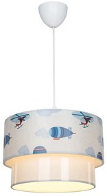 Fehér-kék gyerek lámpa – Squid Lighting