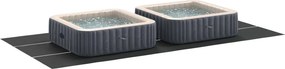 Medence alatlappal Fekete 750 x 372 x 0,1 cm Nemes szövet