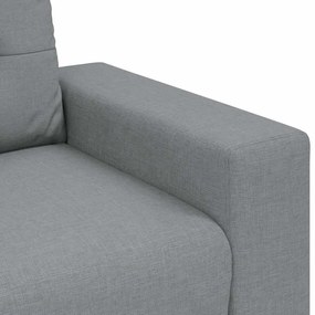 világosszürke szövet loveseat kanapé 140 cm