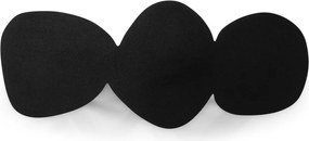 Fekete fém fali fogas 35 cm Tumulo – Spinder Design