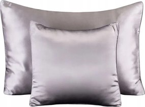 100% Selyem párnahuzat 70x80 párnahuzat Ágyneműhuzat ezüst