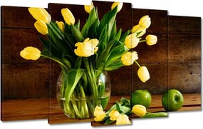 Vászonkép 100x60 Sárga tulipánok