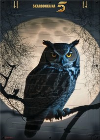 5 Pln-es Pénzperek XXL fali 50x70 cm Bagoly Kép 2 Dekoráció