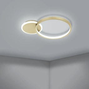 EGLO 900423 GAFARES Modern LED Mennyezeti Lámpa Fehér, Arany LED IP20