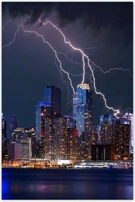 Poszterek 80x120 New York éjszaka