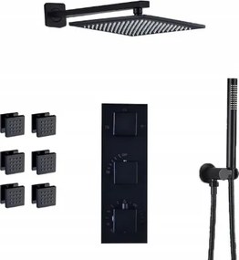 Falsík Alatti Termosztát Hidromasszázs Esőztető Szett 20 CM