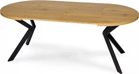 Bővíthető Étkezőasztal Aranytölgy Színben. LUKAS 100-250 cm Belföldi Raktárról