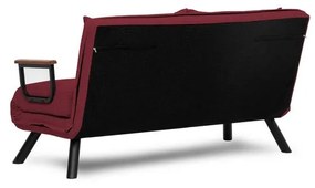 2 személyes kanapéágy Homoko 2-Seater - Sötétbordó