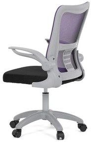 Gyerek forgószék lila hálós háttámlával. KA-K2008 PUR