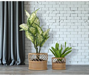 Fém kaspó szett 2 db-os ø 30 cm Panama – Mauro Ferretti