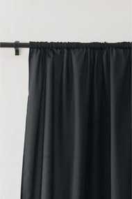 OXFORD LIGHT függöny 140x270 cm, fekete Felfüggesztés: Hullámos sínszalag