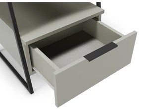 Zöldesszürke éjjeliszekrény Velia – Marckeric