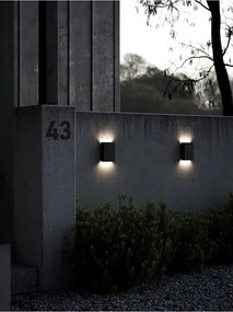 Nordlux modern kültéri fali lámpa fold 15 fekete nor2019051003 IP54