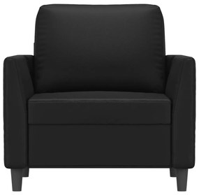 vidaXL fekete műbőr kanapéfotel 60 cm